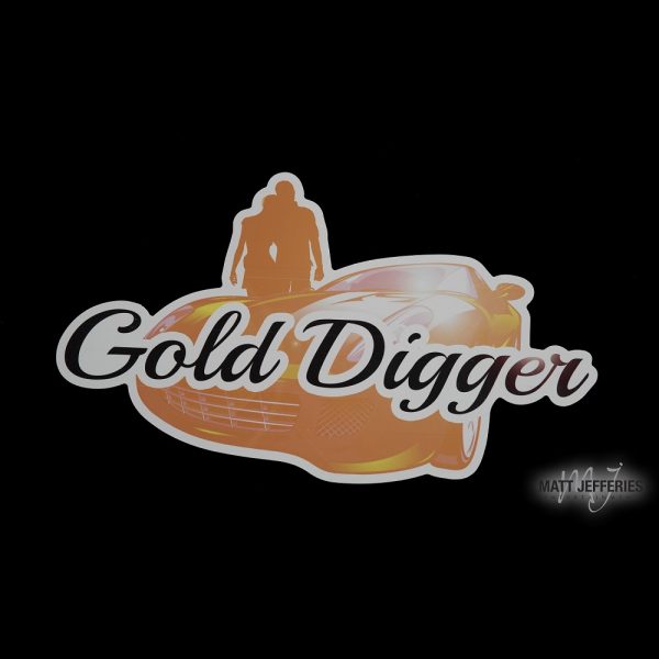 Gold Digger Photo Booth Prop