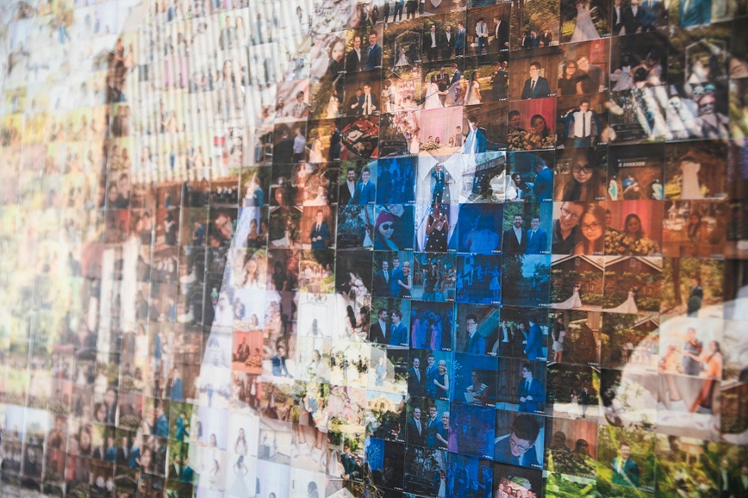 Wedding Photo Mosaic