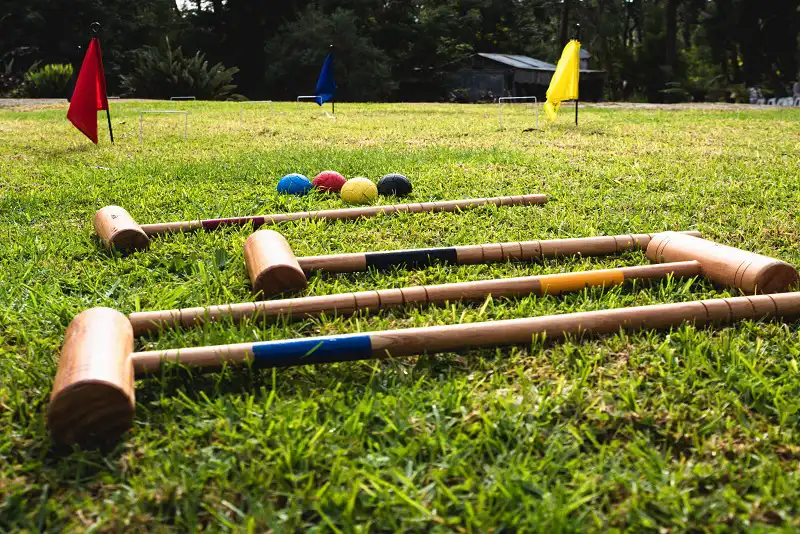 Bridgerton-inspired lawn game hire