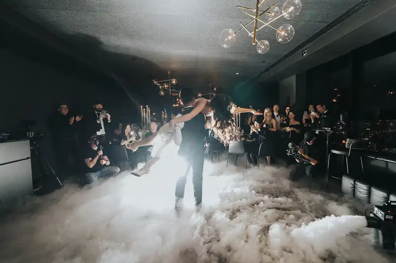 Dry Ice Effect Melbourne CBD Weddings