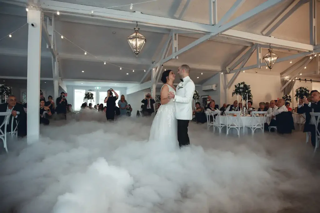 Dry Ice Wedding at Bramleigh Estate by Matt Jefferies Entertainment