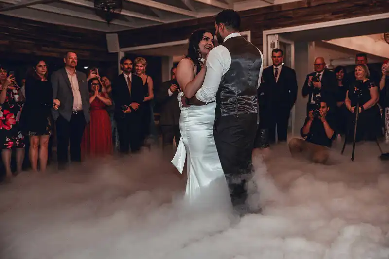 First Dance Dry Ice at Immerse - Wedding DJ | Matt Jefferies Entertainment