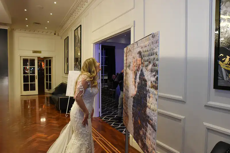 Photo Mosaic at Manor on High Wedding