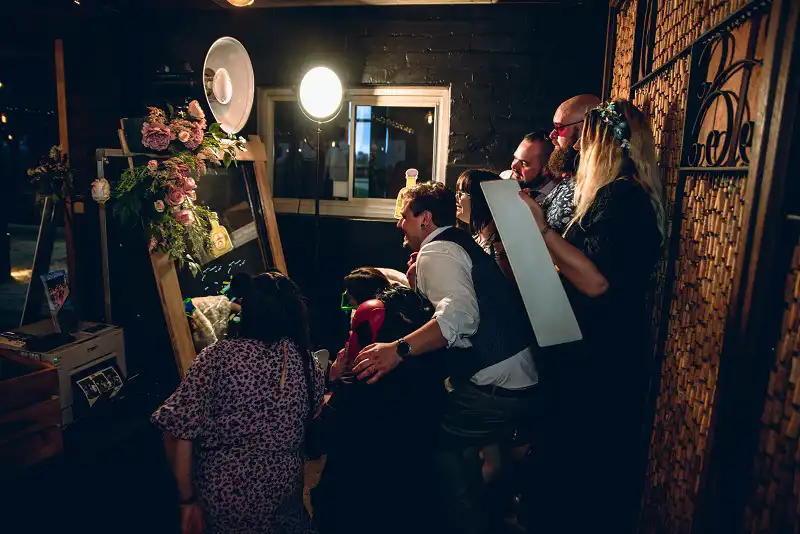 Rustic Mirror Booth Zonzo Estate by Matt Jefferies Entertainment